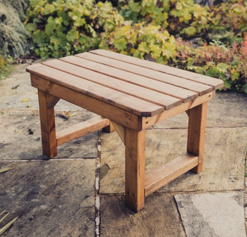Wooden garden coffee table - wooden,