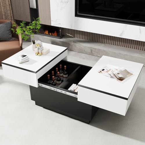 Extendable led coffee table - led,