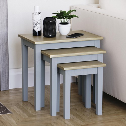 Wooden nest tables - wooden, 3