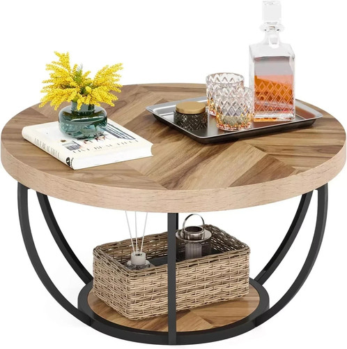 Tier round coffee - 2-tier,