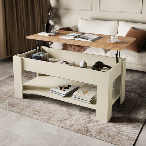 Wooden coffee table with - coffee,